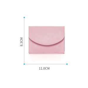 Portefeuilles Et Porte-Cartes Carrés Pour Femmes, Style Décontracté, Couleur Unie, En Pu De Qualité Supérieure h5 Image4