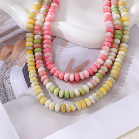 Colliers de perles pour femmes, collection romantique Sweet Beads, pierres naturelles