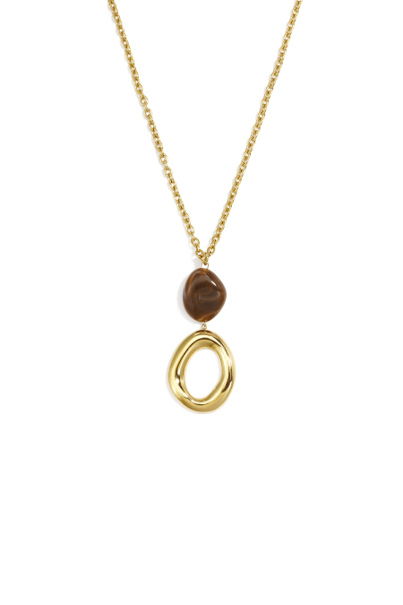 Colliers Pendentifs En Acier Inoxydable, Collection Cercle, Style Décontracté Et Simple Pour Femmes