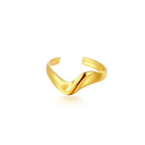 Boucles D'Oreilles Manchette Pour Femmes, En Acier Inoxydable, Couleur Or, Motif Coquillage Et Cœur, Collection Simple Series h5