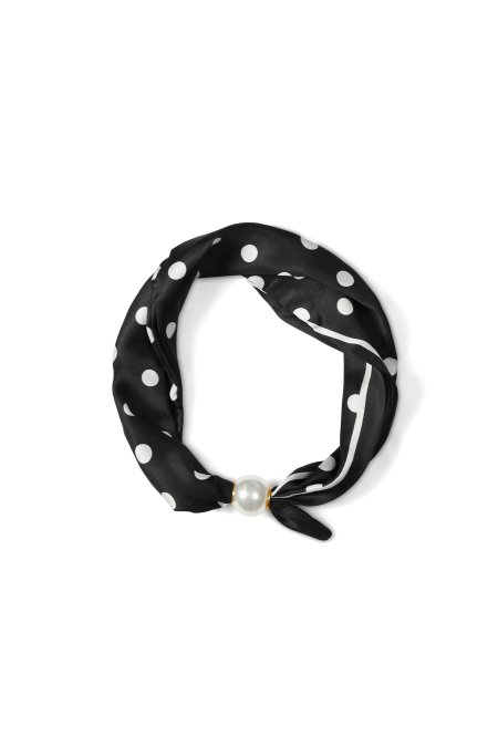 Écharpes d'été à pois, simples, en polyester, accessoires du quotidien 2
