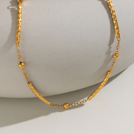 Bracelets à maillons pour femmes, en acier inoxydable étanche, couleur or 2