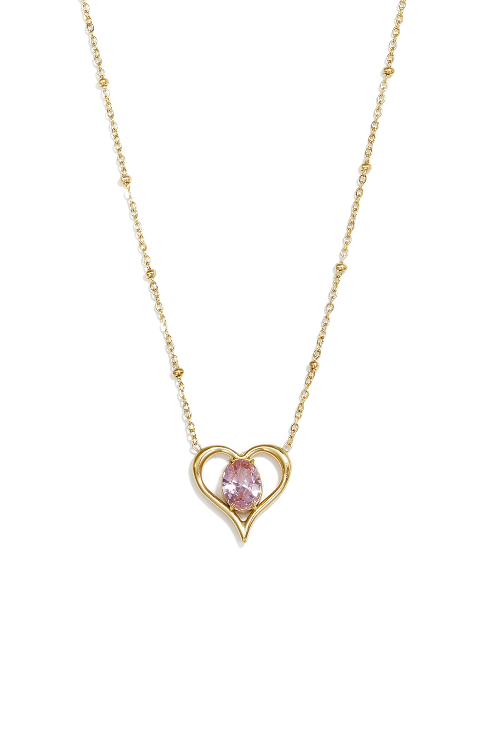 Colliers Pendentifs En Acier Inoxydable En Forme De Cœur, Collection Daily Simple, Bijoux Pour Femmes