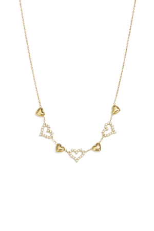 Colliers Pendentifs En Acier Inoxydable En Forme De Cœur, Collection Daily Simple, Bijoux Pour Femmes h5 