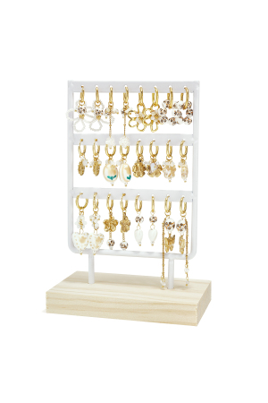 Présentoir À Boucles D'Oreilles En Céramique En Forme De Cœur, Collection Vacances/Plage Romantique, Bijoux Pour Femmes h5 