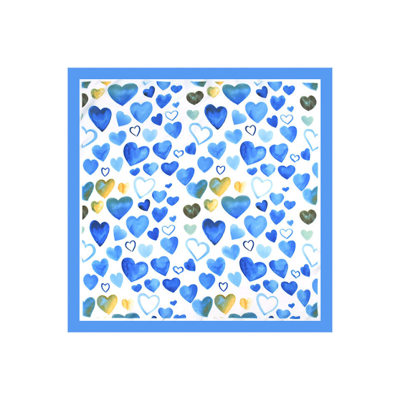 Écharpes D'Été En Imitation Soie, Coloris Uni Et Dégradé, Collection Simple Sweet Heart Image3