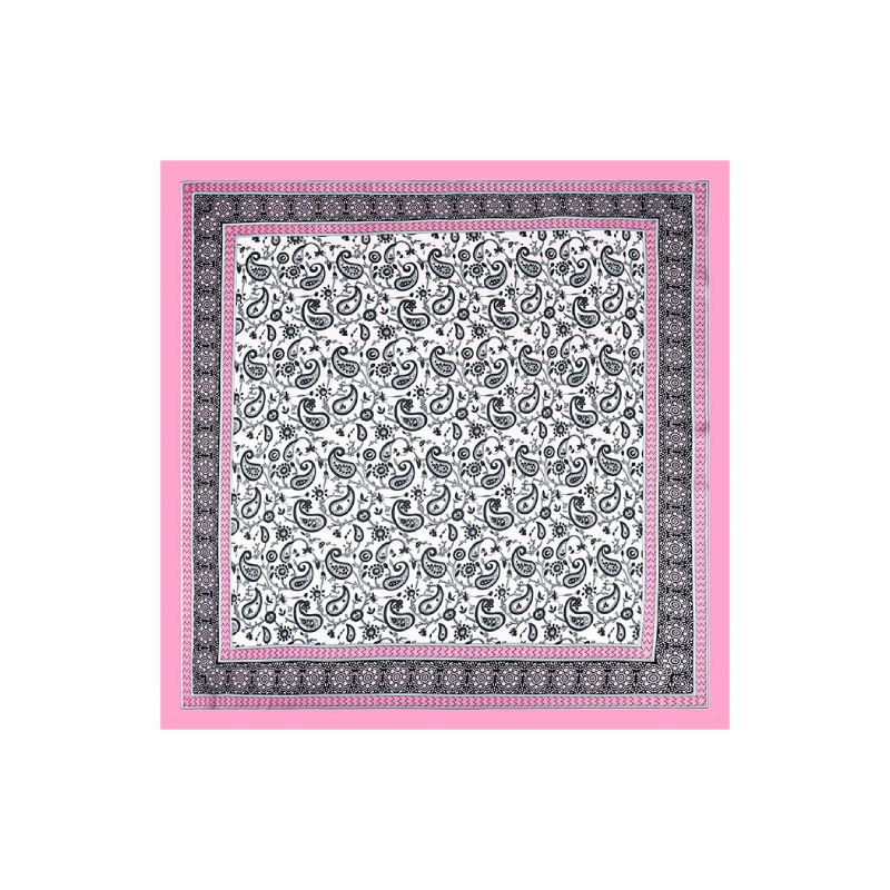 Écharpes D'Été En Imitation Soie, Motif Cachemire, Dégradé De Couleurs Ethniques Décontracté, Collection Ethnique h5Image2