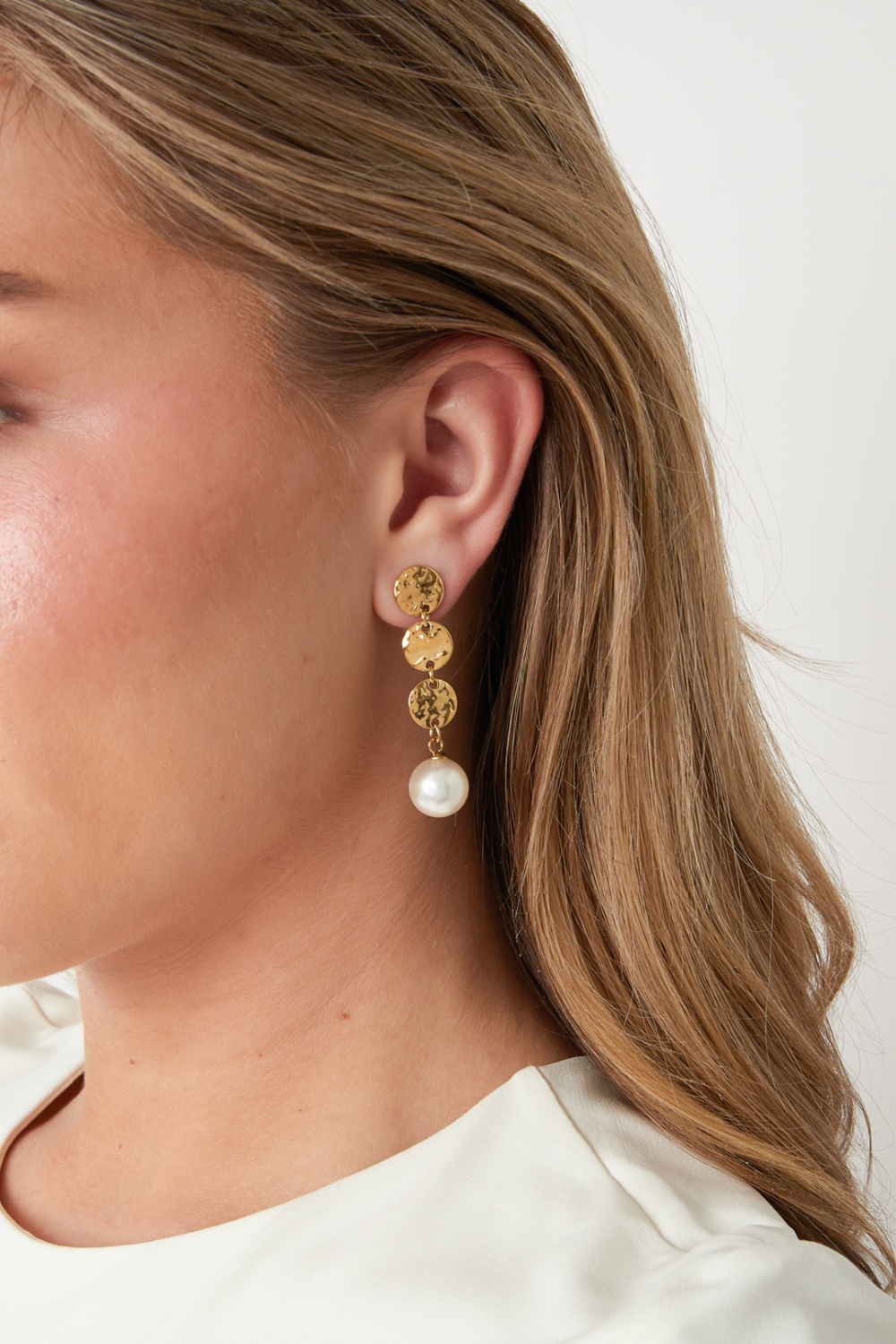 Boucles D'Oreilles Pendantes En Acier Inoxydable, Forme Géométrique, Élégantes Et Simples Au Quotidien, Bijoux Pour Femmes Image2