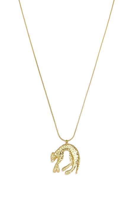 Colliers longs en acier inoxydable à motif animal, bijoux décontractés pour femmes au quotidien