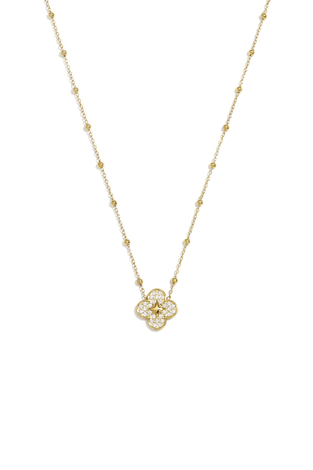 Colliers Pendentifs En Acier Inoxydable Clover, Collection Daily Simple, Bijoux Pour Femmes 