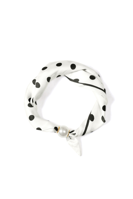 Écharpes d'été à pois, simples, en polyester, accessoires du quotidien