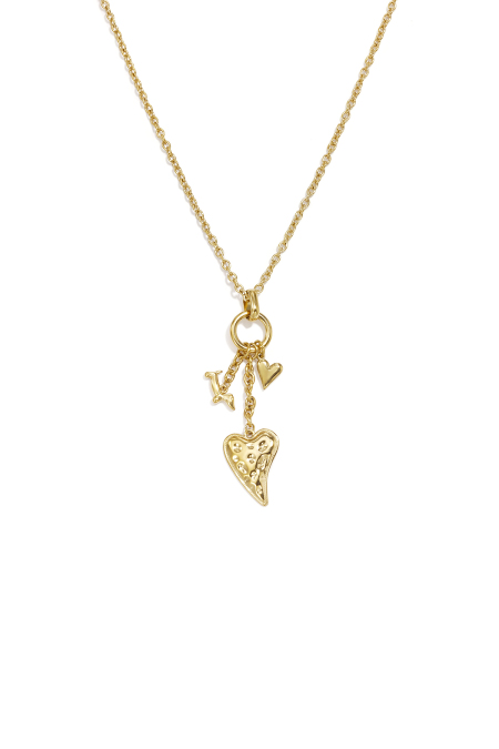 Colliers Pendentifs En Acier Inoxydable En Forme De Cœur, Collection Décontractée Et Simple Pour Femmes