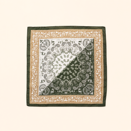 Écharpes d'été en polyester à motif cachemire multicolore décontracté de la collection Ethnic Series