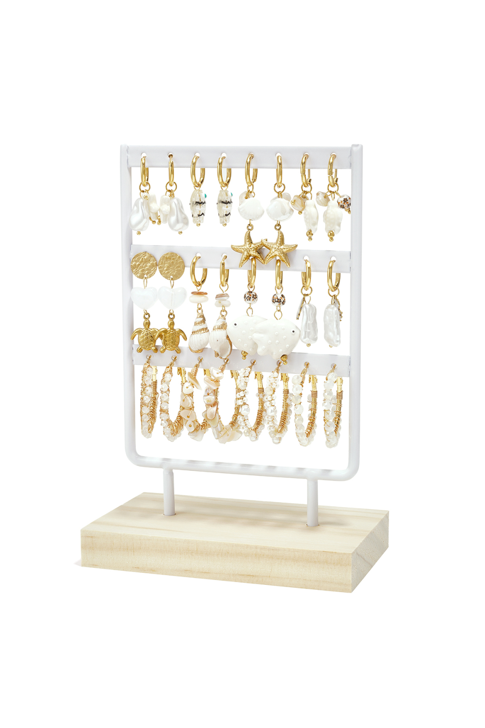 Boucles D'Oreilles En Acier Inoxydable, Collection Coquillage, Vacances/Plage, Bijoux Romantiques Pour Femmes 