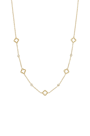 Colliers Pendentifs En Acier Inoxydable Clover, Collection Daily Simple, Bijoux Pour Femmes h5