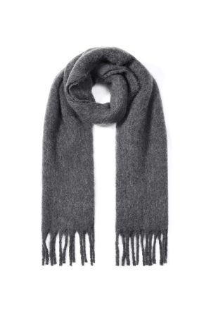 Écharpes D'Hiver Unies En Polyester Simple, Accessoires Du Quotidien h5 Image3