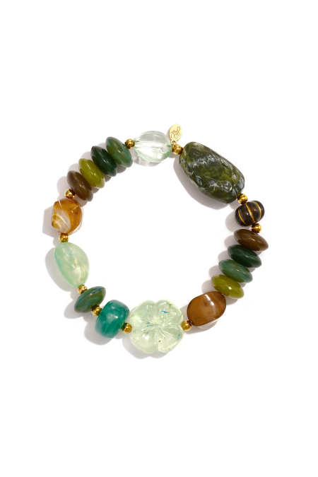 Bracelets en perles acryliques, collection décontractée et simple pour femmes