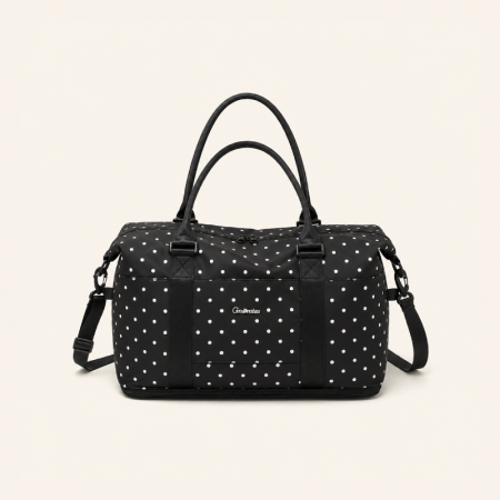 Sacs de sport et de voyage pour femmes, style sportif, uni, à pois, en polyester, de style est-ouest