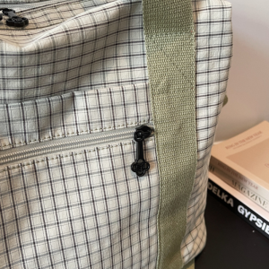 Sacs De Sport Et De Voyage Carrés Pour Femmes, Style Décontracté, Sans Couleur Unie, En Tissu À Carreaux h5 Image6