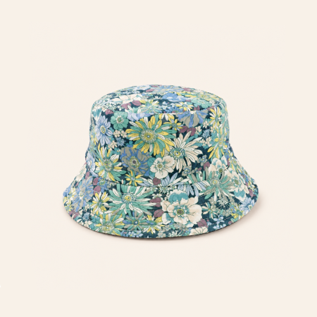 Bob en coton multicolore à fleurs, collection Simple Series Casual