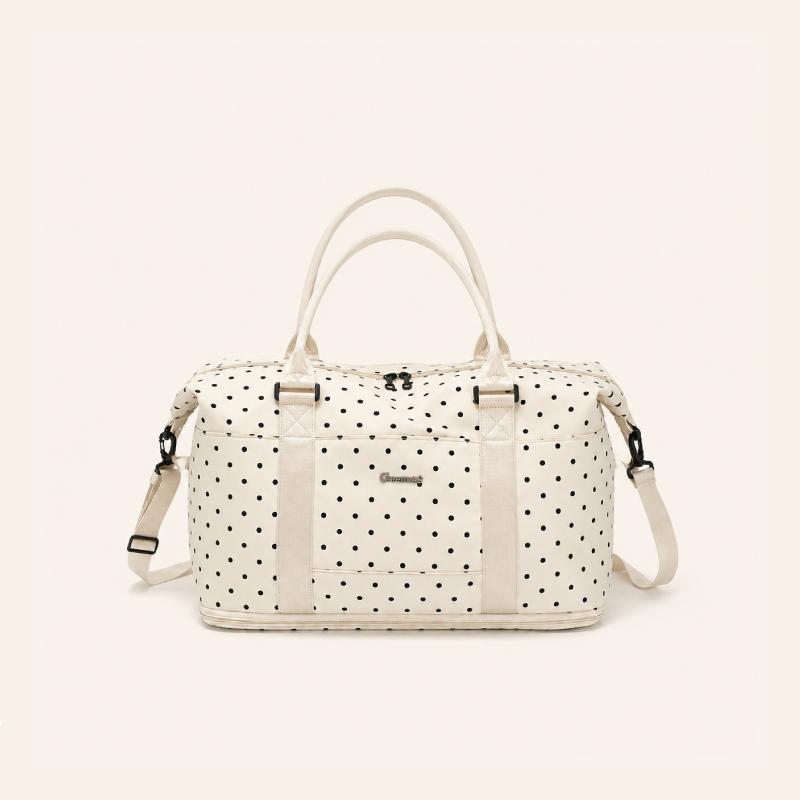 Sacs De Sport Et De Voyage Pour Femmes, Style Sportif, Uni, À Pois, En Polyester, De Style Est-Ouest Image2