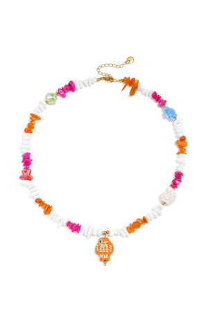 Colliers En Céramique Et Perles, Motif Poisson, Collection Romantique Décontractée Pour Le Quotidien, Bijoux Pour Femmes h5