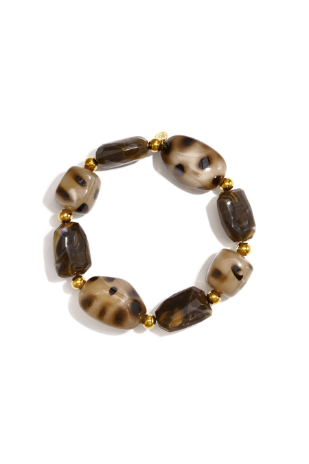 Bracelets en perles acryliques de forme irrégulière, collection Simple Daily Simple, bijoux pour femmes