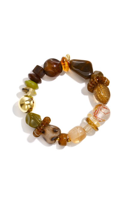 Bracelets en perles acryliques de forme irrégulière, collection Simple Daily Simple, bijoux pour femmes