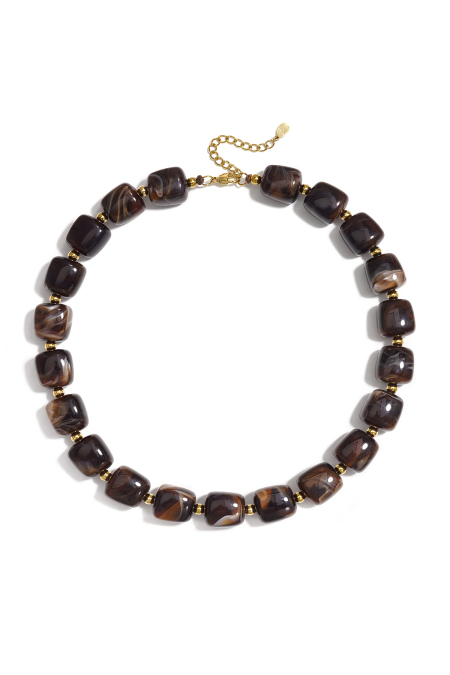 Colliers de perles acryliques dégradées, collection Simple Daily Simple, bijoux pour femmes