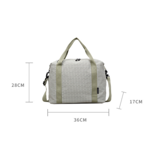 Sacs De Sport Et De Voyage Carrés Pour Femmes, Style Décontracté, Sans Couleur Unie, En Tissu À Carreaux h5 Image9