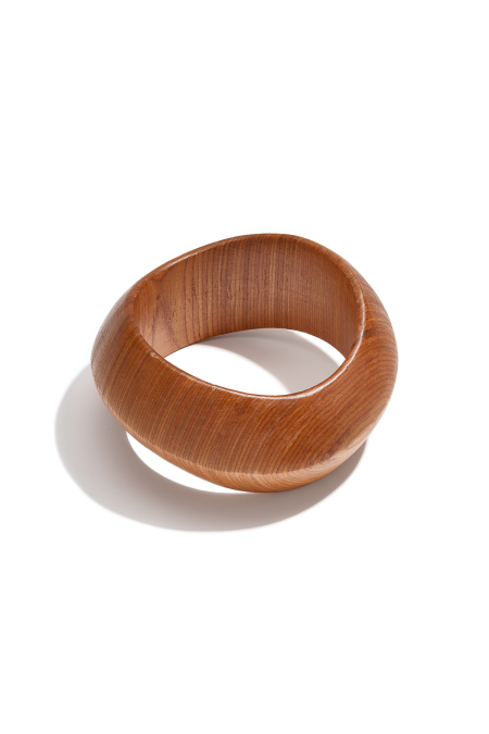 Bracelets en bois de forme irrégulière, collection Simple Daily Simple, bijoux pour femmes
