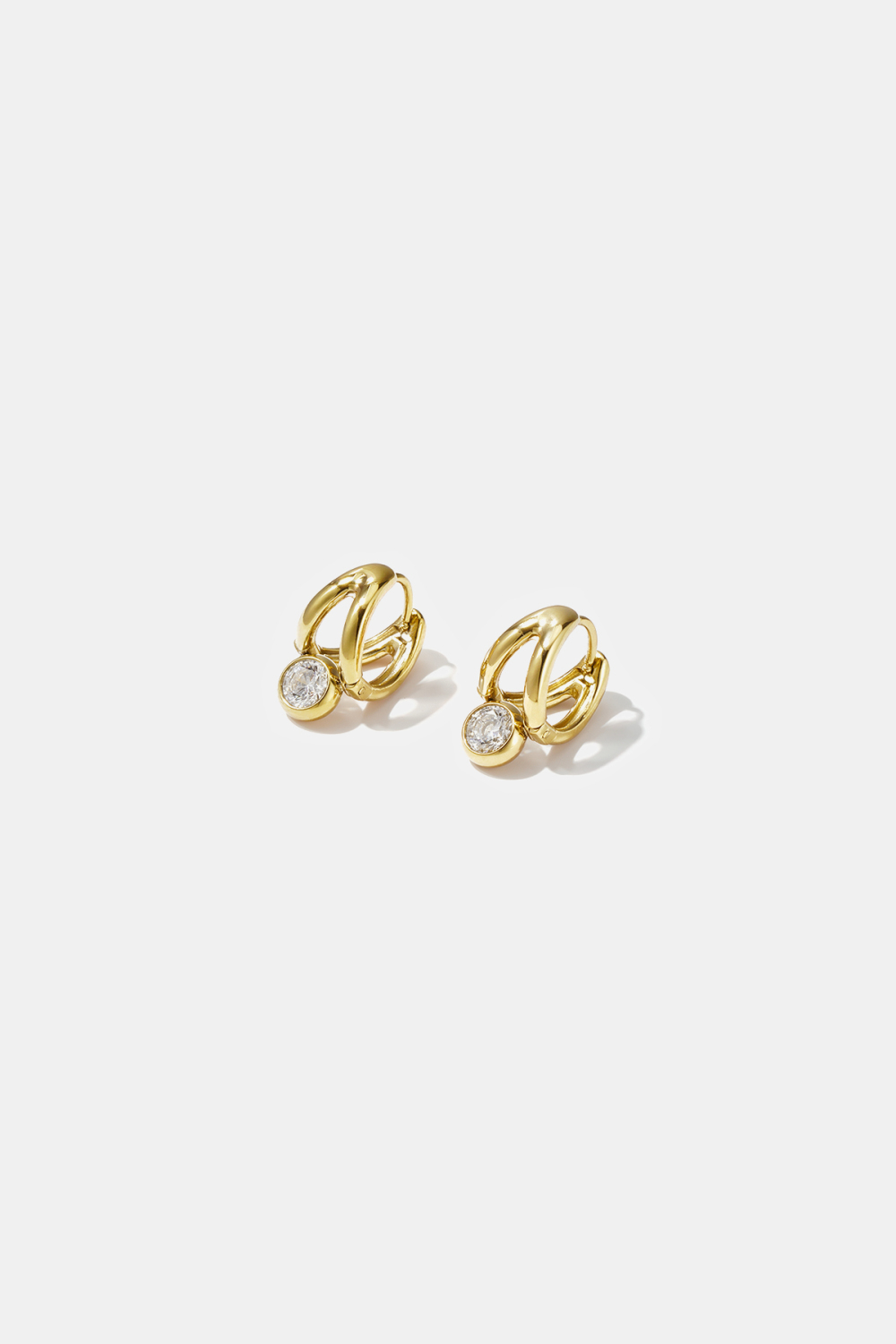 Boucles D'Oreilles Créoles En Acier Inoxydable, Forme Irrégulière, Collection Simple Daily Simple, Bijoux Pour Femmes 
