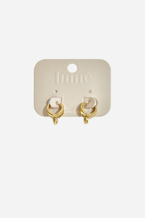 Boucles D'Oreilles Créoles En Acier Inoxydable, Forme Irrégulière, Collection Simple Daily Simple, Bijoux Pour Femmes h5 Image3