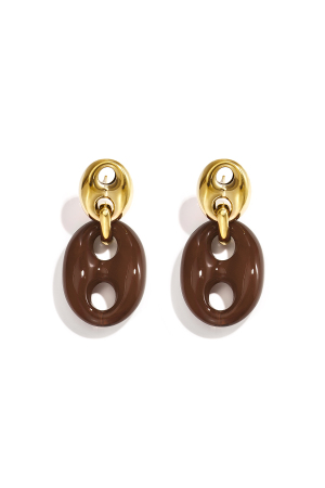 Boucles D'Oreilles Pendantes En Acrylique, Forme Géométrique, Collection Simple Et Décontractée Pour Femmes h5 