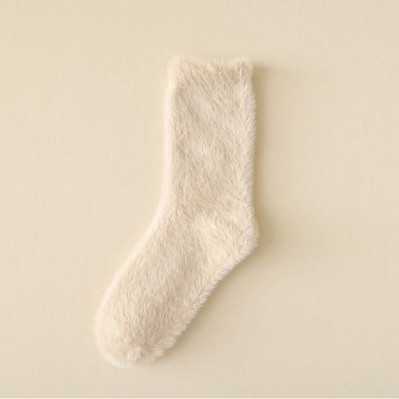 Chaussettes minimalistes unies mi-mollet 2