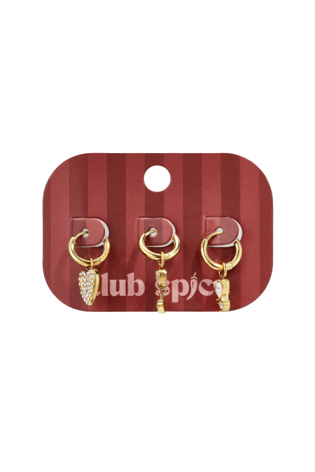 Boucles d'oreilles en acier inoxydable, style cœur, collection simple, bijoux pour femmes 2
