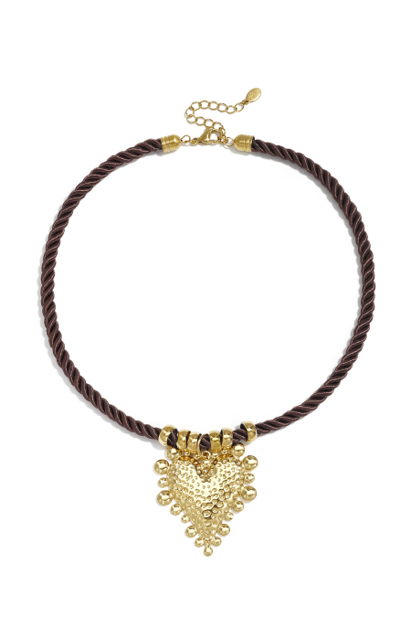 Colliers Tressés En Acier Inoxydable En Forme De Cœur, Collection Daily Simple, Bijoux Pour Femmes