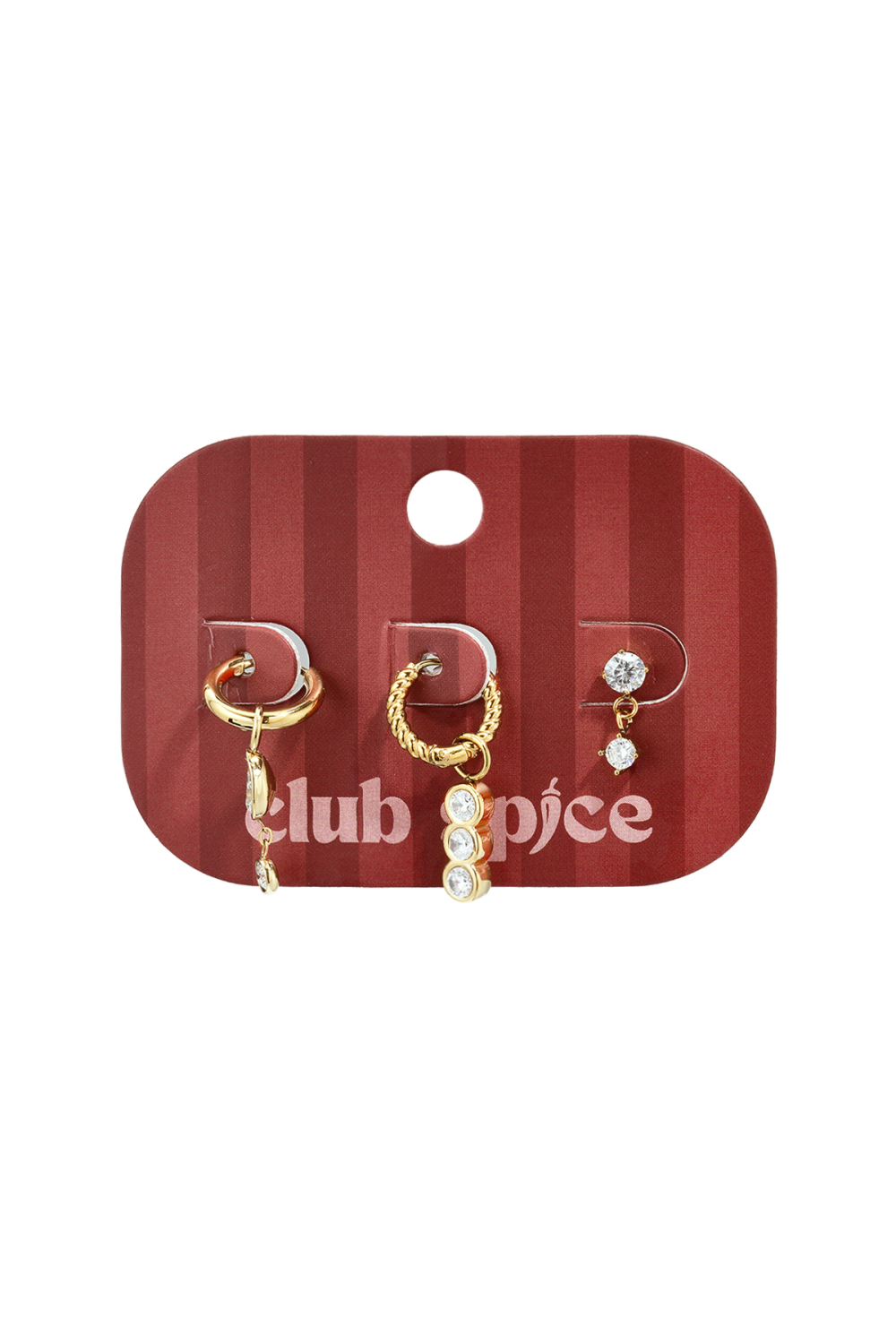 Boucles D'Oreilles Rondes En Acier Inoxydable, Collection Daily Simple, Bijoux Pour Femmes Image2