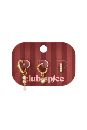 Boucles D'Oreilles Rondes En Acier Inoxydable, Collection Daily Simple, Bijoux Pour Femmes h5 Image3