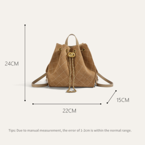 Sac À Dos Femme En Daim Uni, Style Décontracté, Surpiqûres Matelassées, Finitions Métalliques, Coloris Uni. h5 Image7