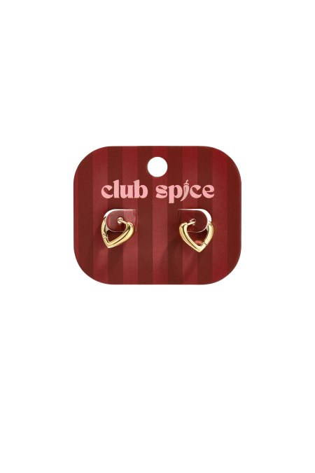 Boucles d'oreilles créoles en acier inoxydable, style cœur, collection Daily Simple, bijoux pour femmes 2
