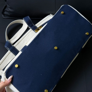 Sacs À Main Carrés Pour Femmes En Toile, Style Décontracté, Avec Quincaillerie Métallique, Patchwork Uni Et À Pois. h5 Image5
