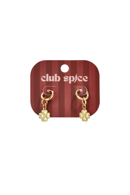 Boucles d'oreilles pendantes en acier inoxydable, motif trèfle, collection Daily Simple, bijoux pour femmes 2