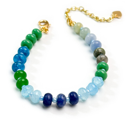 Bracelets de perles colorées et pierres naturelles pour femmes 2