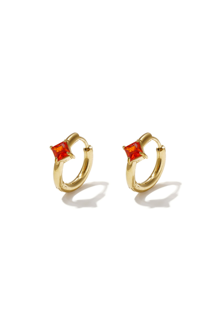 Boucles d'oreilles créoles en acier inoxydable, forme géométrique, collection simple pour le quotidien, bijoux pour femmes
