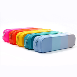 Pochettes Pour Stylos Simple Series Daily En Gel De Silice, Couleurs Dégradées Mélangées h5 Image3