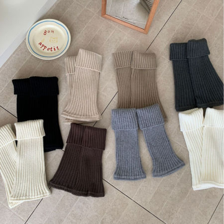 Collants basiques unis à rebond élevé, chaussettes slouchy