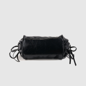 Sacs À Main Bowling Pour Femmes, Style Streetwear, En Pu Uni, Avec Quincaillerie Métallique h5 Image4