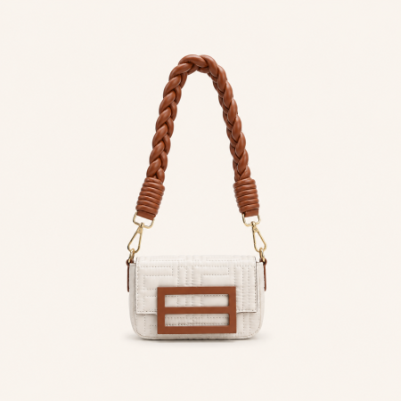 Sacs à bandoulière carrés pour femmes, style décontracté, en tissu tissé uni et multicolore à motifs géométriques. 2