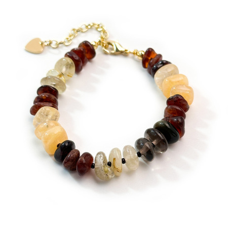 Bracelets de perles ethniques bohèmes en perles, pierres naturelles et cristaux pour femmes
